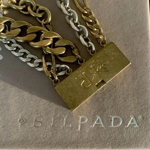 Silpada Jewelry - Silpada Bracelet Brass and Silver Silpada Jewelry - Silpada Bracelet Brass and Silver